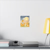 Autumn Moon Cat Canvas - Whimsical Pumpkin Patch Wall Art