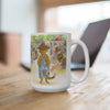 Market Day Ceramic Mug — Cute Anthropomorphic Animal Farmers' Market Illustration (11oz, 15oz)