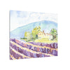 Hills of Provence Canvas Print, Home Decor, Wall Art, Gift, Floral Art