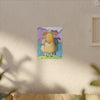 Playful Peekaboo Frog Canvas Print — Whimsical Nursery Wall Art