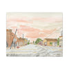 Oak St Maxwell Calif,  Canvas Print, Home Decor, Wall Art, Floral Art,