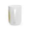 Stanley The Garden Cat Ceramic Mug — Cute Watercolor Floral Coffee Cup (11oz, 15oz)