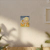 Autumn Moon Cat Canvas - Whimsical Pumpkin Patch Wall Art