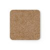 Watercolor Sheep Cork Coaster — Cute Farm Animal Drink Coaster