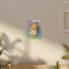 Playful Peekaboo Frog Canvas Print — Whimsical Nursery Wall Art