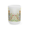Dancing With May Flowers  Stanley The Farm Cat - 11 ozCoffee Cup