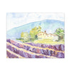 Hills of Provence Canvas Print, Home Decor, Wall Art, Gift, Floral Art