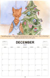 2027 Calendar Stanley The Farm Cat