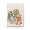 Journal - Antique Sewing Thread  Hardcover Journal Matte Finish