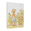 Stanley The Garden Cat Canvas Print — Cute Watercolor Tabby Gardener Art