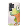 Cute Watercolor Frog Magnetic Impact-Resistant Phone Case