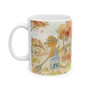 Autumn Woodland Ceramic Mug — Cozy Fall Trees & Village Watercolor (11oz/15oz)