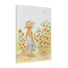 Stanley The Garden Cat Canvas Print — Cute Watercolor Tabby Gardener Art