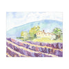 Hills of Provence Canvas Print, Home Decor, Wall Art, Gift, Floral Art