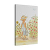 Stanley The Garden Cat Canvas Print — Cute Watercolor Tabby Gardener Art