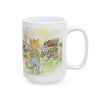 Copy of Stanley The Gardening Cat Ceramic Mug – Whimsical Sunflower & Tomato Farmhouse Coffee Cup