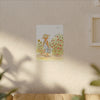 Stanley The Garden Cat Canvas Print — Cute Watercolor Tabby Gardener Art