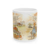 Autumn Farmhouse Ceramic Mug – Give Thanks Pumpkin Harvest (11oz/15oz)