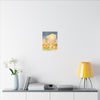 Autumn Moon Cat Canvas - Whimsical Pumpkin Patch Wall Art