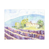 Hills of Provence Canvas Print, Home Decor, Wall Art, Gift, Floral Art