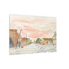 Oak St Maxwell Calif,  Canvas Print, Home Decor, Wall Art, Floral Art,