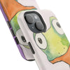 Cute Watercolor Frog Magnetic Impact-Resistant Phone Case