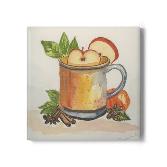 Autumn Apple Cider Ceramic Coaster