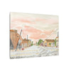 Oak St Maxwell Calif,  Canvas Print, Home Decor, Wall Art, Floral Art,