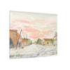Oak St Maxwell Calif,  Canvas Print, Home Decor, Wall Art, Floral Art,