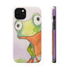 Cute Watercolor Frog Magnetic Impact-Resistant Phone Case