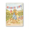 Orange Tabby Celebrating Labor Day Watercolor Print