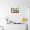 Please Write!  Canvas Print, Home Decor, Wall Art, Gift, Floral Art