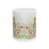 Dancing With May Flowers  Stanley The Farm Cat - 11 ozCoffee Cup