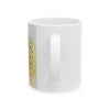 Stanley The Garden Cat Ceramic Mug — Cute Watercolor Floral Coffee Cup (11oz, 15oz)