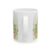 Dancing With May Flowers  Stanley The Farm Cat - 11 ozCoffee Cup