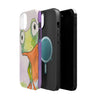 Cute Watercolor Frog Magnetic Impact-Resistant Phone Case