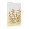 Stanley The Garden Cat Canvas Print — Cute Watercolor Tabby Gardener Art