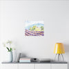 Hills of Provence Canvas Print, Home Decor, Wall Art, Gift, Floral Art