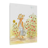 Stanley The Garden Cat Canvas Print — Cute Watercolor Tabby Gardener Art