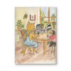 Orange Tabby Cat-Wine With Friends  Watercolor Print