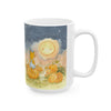 Halloween Cat Pumpkin Mug — Whimsical Autumn Night Ceramic Coffee Cup (11oz, 15oz)