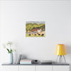 Ranch West of Maxwell Calif,  Canvas Print, Home Decor, Wall Art, Barn Art,
