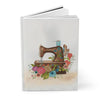 Journal - Antique Sewing Machine  Hardcover Journal Matte Finish