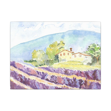 Hills of Provence Canvas Print, Home Decor, Wall Art, Gift, Floral Art