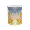 Autumn Night Stanley The Cat Pumpkin Ceramic Mug (11oz & 15oz)