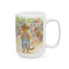 Market Day Ceramic Mug — Cute Anthropomorphic Animal Farmers' Market Illustration (11oz, 15oz)