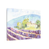 Hills of Provence Canvas Print, Home Decor, Wall Art, Gift, Floral Art
