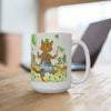 Stanley The Farm Cat Wishes you Happy St Patrick's Day — Cute Art Desk Coffee Cup (11oz/15oz)