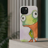Cute Watercolor Frog Magnetic Impact-Resistant Phone Case