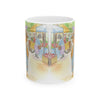 Market Day Ceramic Mug — Cute Anthropomorphic Animal Farmers' Market Illustration (11oz, 15oz)